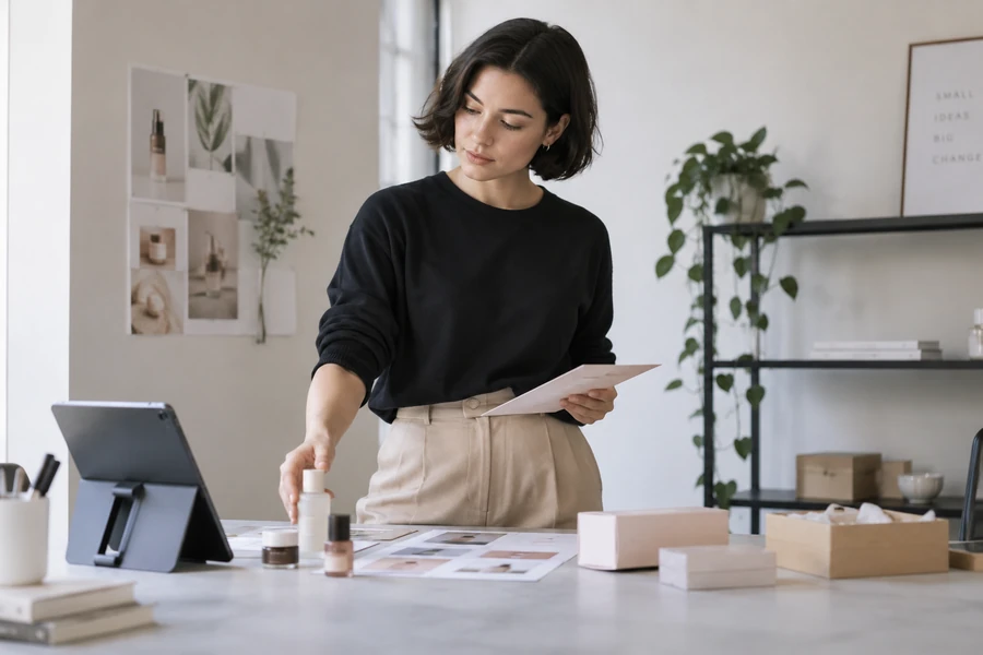 beauty startup on a budget